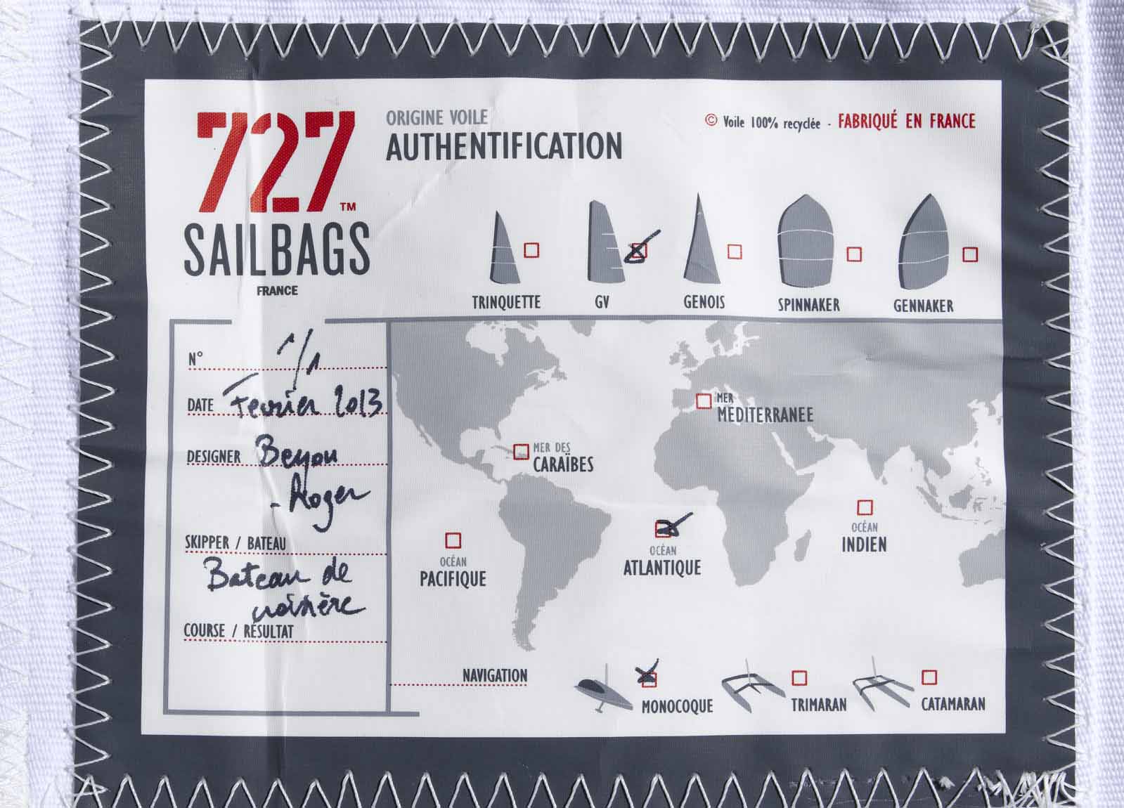 727 Bag spinnaker/ Axelremsväska